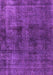 Machine Washable Oriental Purple Industrial Area Rugs, wshurb3063pur