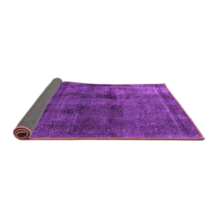 Sideview of Oriental Purple Industrial Rug, urb3063pur