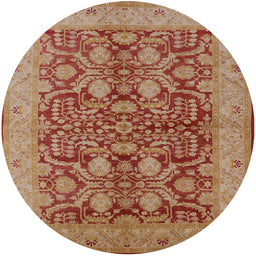 Round Machine Washable Industrial Modern Brown Sand Brown Rug, wshurb3064