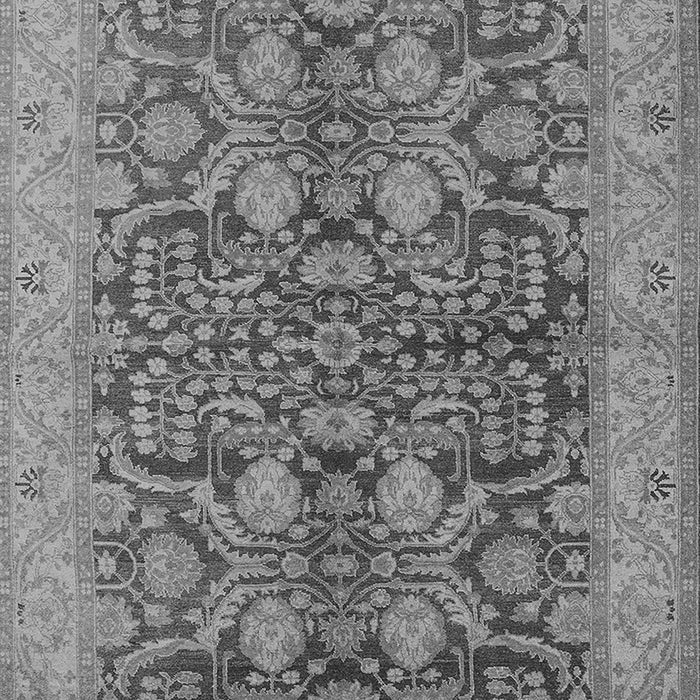 Machine Washable Oriental Gray Industrial Rug, wshurb3064gry