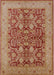 Mid-Century Modern Brown Sand Brown Oriental Rug, urb3064