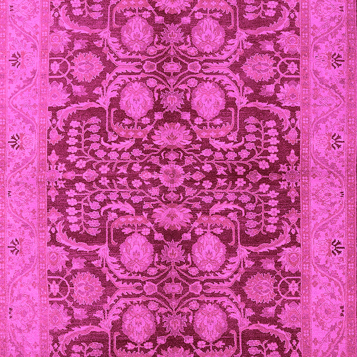 Machine Washable Oriental Pink Industrial Rug, wshurb3064pnk