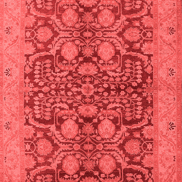Machine Washable Oriental Red Industrial Rug, wshurb3064red