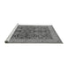 Sideview of Machine Washable Oriental Gray Industrial Rug, wshurb3064gry