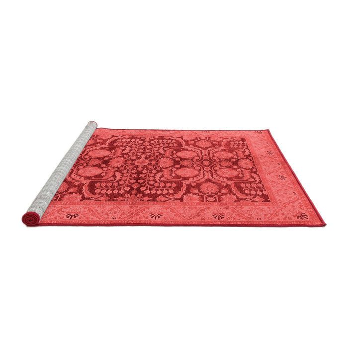 Industrial Red Washable Rugs