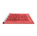 Industrial Red Washable Rugs