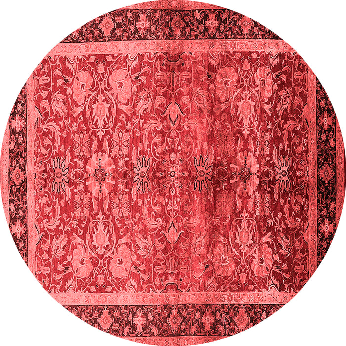 Machine Washable Oriental Red Industrial Rug, wshurb3065red