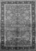 Machine Washable Oriental Gray Industrial Rug, wshurb3065gry