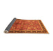 Sideview of Oriental Orange Industrial Rug, urb3065org