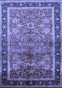 Oriental Blue Industrial Rug, urb3065blu