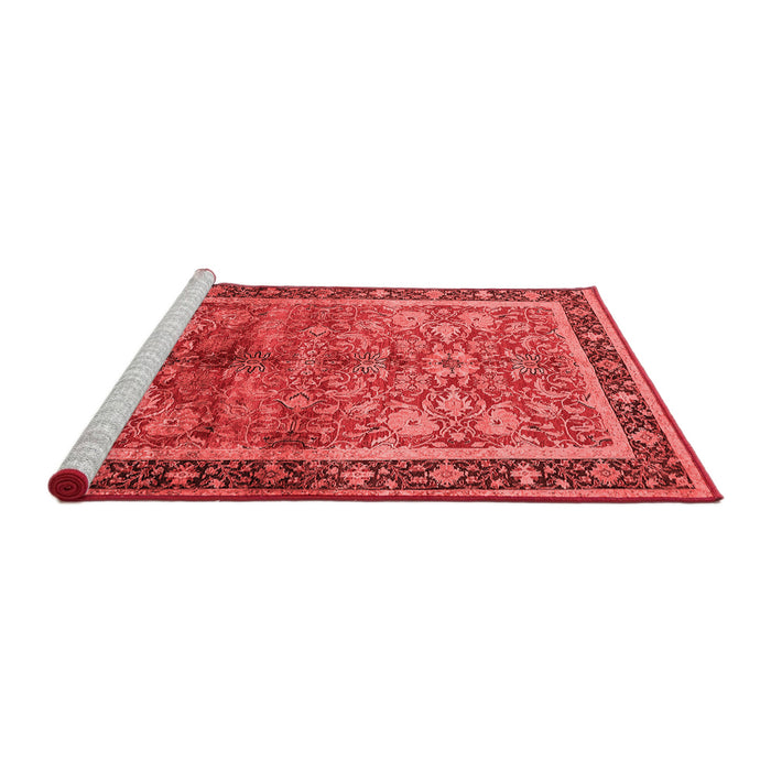 Industrial Red Washable Rugs
