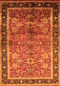 Oriental Orange Industrial Rug, urb3065org