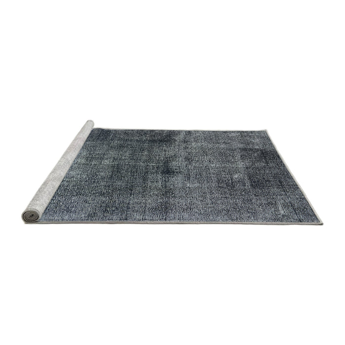 Sideview of Machine Washable Industrial Modern Light Slate Gray Rug, wshurb3066