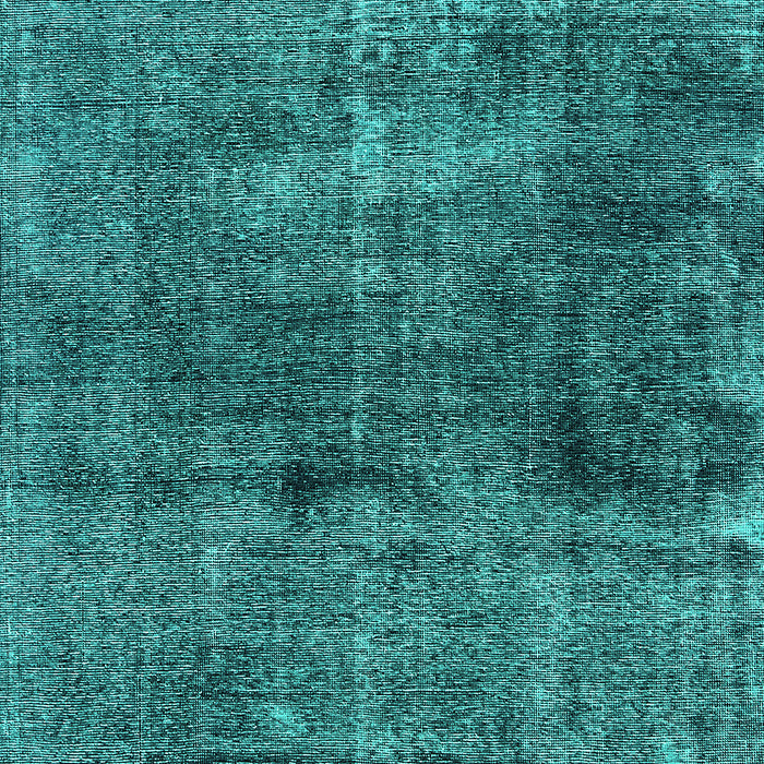 Machine Washable Oriental Turquoise Industrial Area Rugs, wshurb3066turq