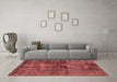 Industrial Red Washable Rugs