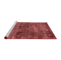 Industrial Red Washable Rugs