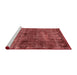 Industrial Red Washable Rugs