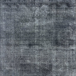 Square Mid-Century Modern Light Slate Gray Oriental Rug, urb3066