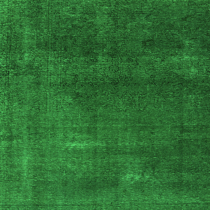 Machine Washable Oriental Green Industrial Area Rugs, wshurb3067grn