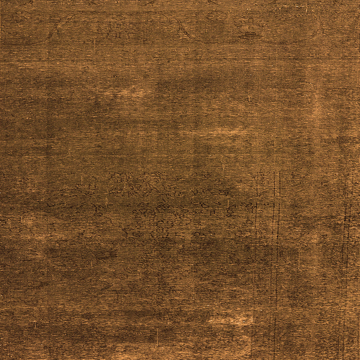 Square Oriental Orange Industrial Rug, urb3067org