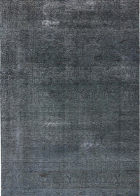 Machine Washable Industrial Modern Charcoal Blue Rug, wshurb3067