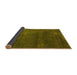 Sideview of Oriental Yellow Industrial Rug, urb3067yw