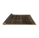 Sideview of Oriental Brown Industrial Rug, urb3068brn