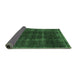 Sideview of Oriental Emerald Green Industrial Rug, urb3068emgrn