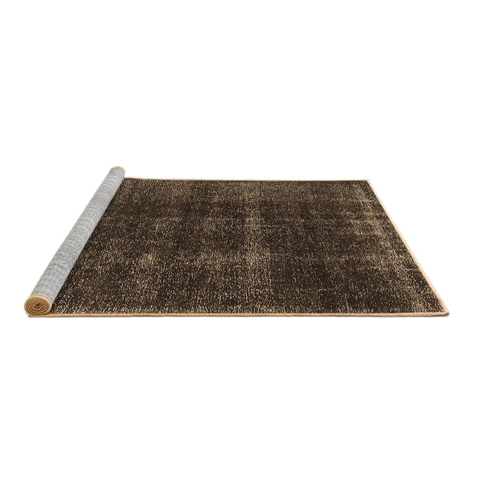 Sideview of Machine Washable Oriental Brown Industrial Rug, wshurb3068brn