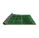 Sideview of Oriental Green Industrial Rug, urb3068grn