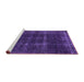 Sideview of Machine Washable Oriental Purple Industrial Area Rugs, wshurb3068pur