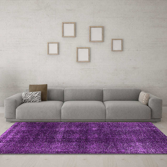 Machine Washable Oriental Pink Industrial Rug in a Living Room, wshurb3068pnk