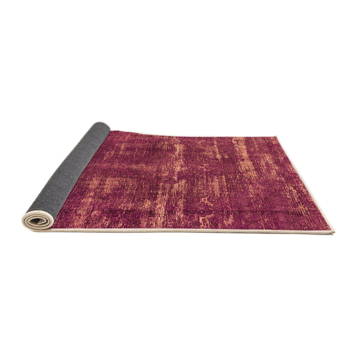Sideview of Oriental Orange Industrial Rug, urb3069org