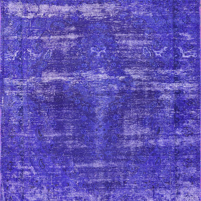 Mid-Century Modern Blue Oriental Rug, urb3069