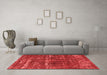 Industrial Red Washable Rugs