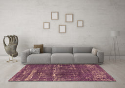 Machine Washable Oriental Brown Industrial Rug in a Living Room,, wshurb3069brn