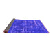 Sideview of Oriental Purple Industrial Rug, urb3069pur