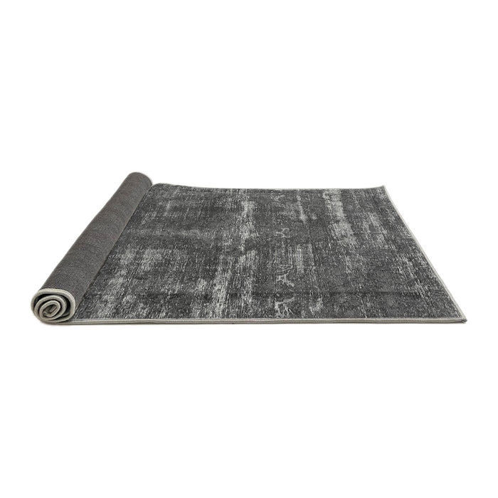 Sideview of Oriental Gray Industrial Rug, urb3069gry