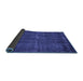 Sideview of Oriental Blue Industrial Rug, urb3070blu