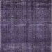 Square Machine Washable Industrial Modern Purple Rug, wshurb3070