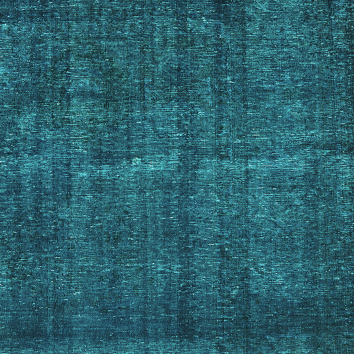 Machine Washable Oriental Turquoise Industrial Area Rugs, wshurb3070turq