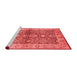 Industrial Red Washable Rugs