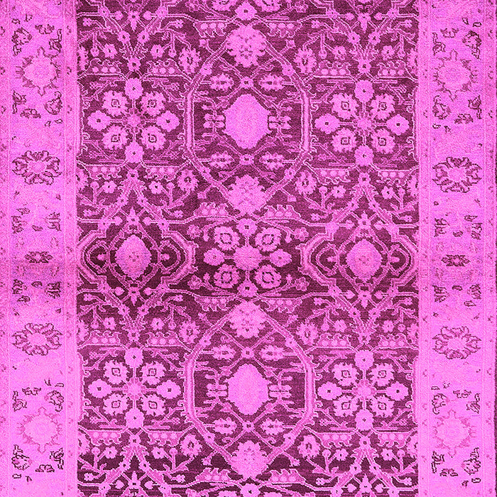Machine Washable Oriental Pink Industrial Rug, wshurb3071pnk