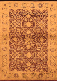 Oriental Orange Industrial Rug, urb3071org