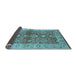 Sideview of Oriental Light Blue Industrial Rug, urb3071lblu