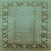 Square Oriental Light Blue Industrial Rug, urb3072lblu