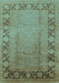 Oriental Light Blue Industrial Rug, urb3072lblu