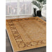 Machine Washable Industrial Modern Mahogany Brown Rug in a Family Room, wshurb3072