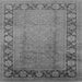 Square Machine Washable Oriental Gray Industrial Rug, wshurb3072gry