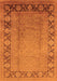 Oriental Orange Industrial Rug, urb3072org